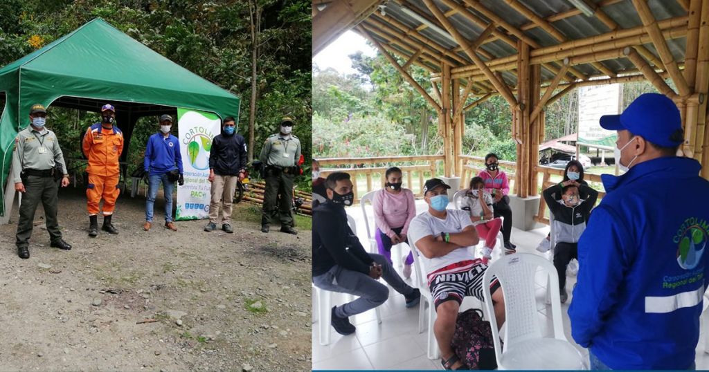 Cortolima custodia el Cañón del Combeima durante semana santa