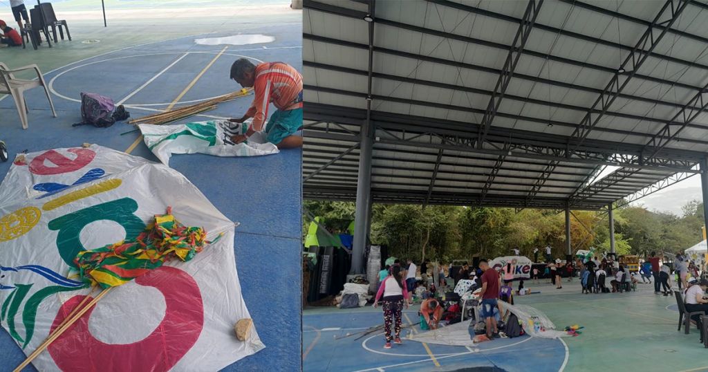 Llegó el festival del viento al parqué Caiké en Ibagué.