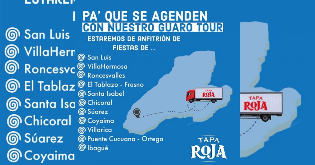 El GuaroTour de Tapa Roja el titular de los aguardientes ¡No Para!