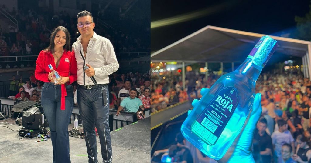 Tapa Roja el aguardiente de la tierra de los grandes