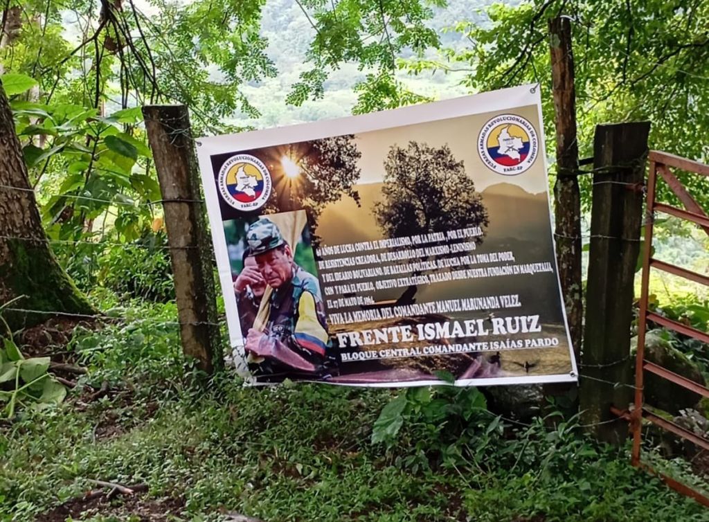 Poblaciones del sur del Tolima, plagadas de propaganda de las Farc