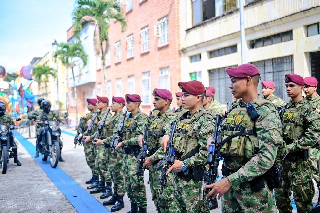 Batallón de Fuerzas Especiales de la Sexta Brigada, llegan para garantizar seguridad  en Ibagué