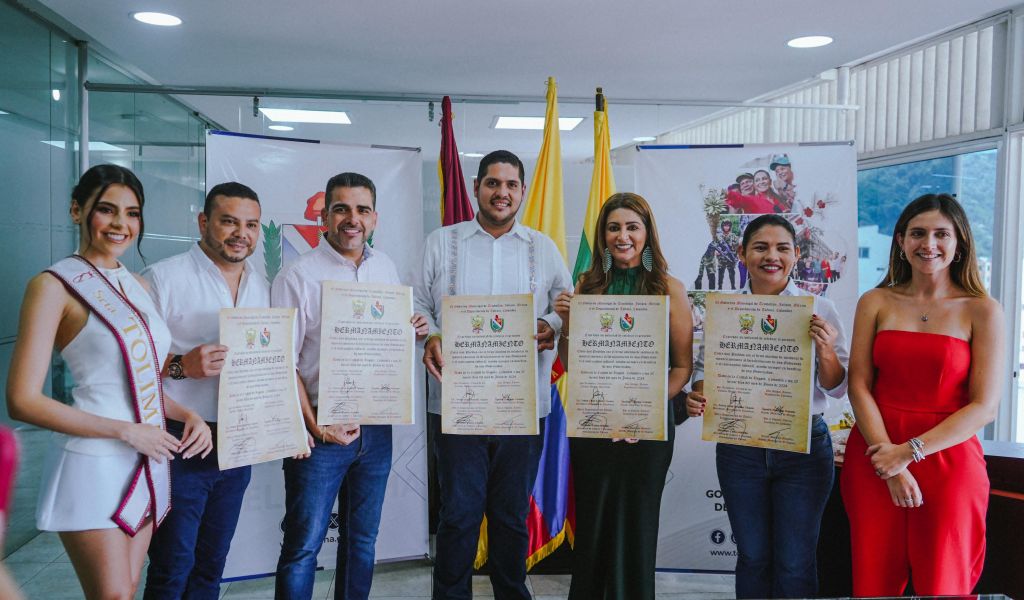 Gobernación del Tolima,  junto a El Espinal y Melgar, firmaron hermanamiento cultural con Tecolotlán, México