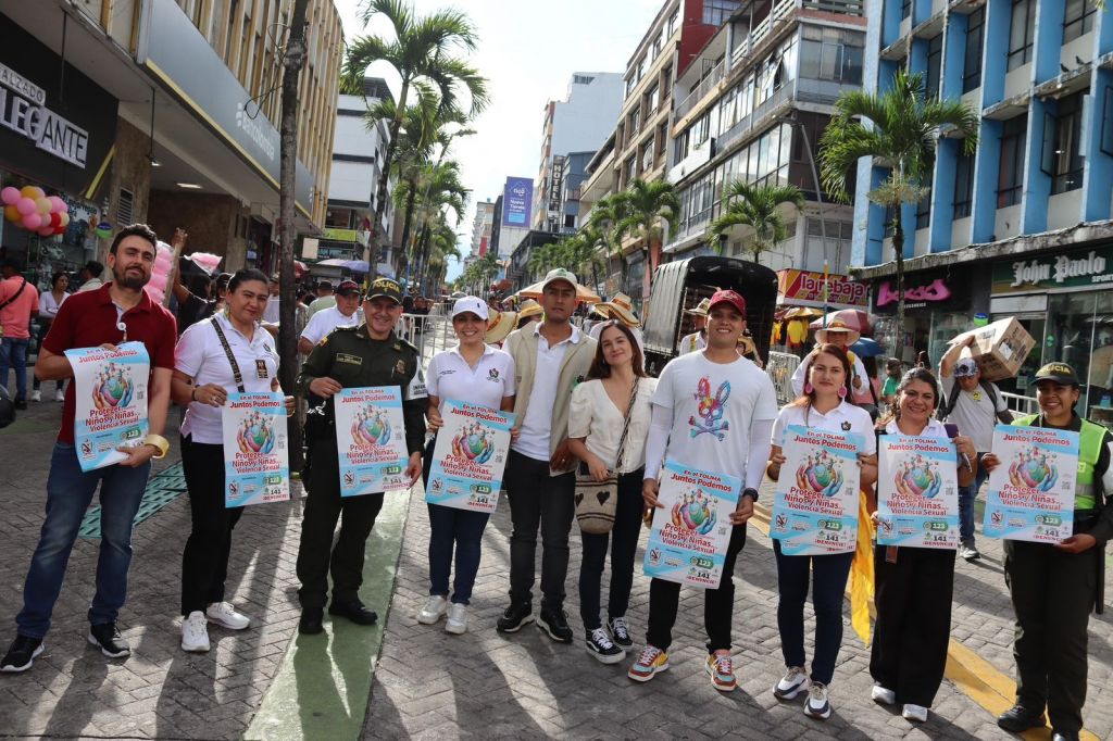 La campaña de prevención de violencias contra niños y niñas llega a todas las comunas de Ibagué