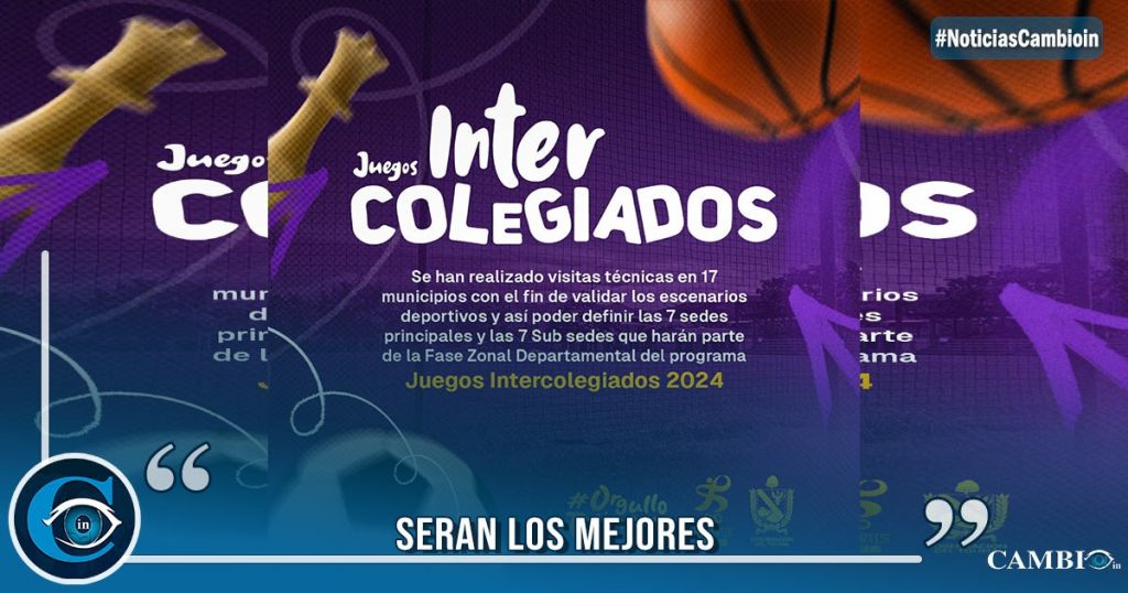 El Tolima se prepara para los Juegos Intercolegiados 2024 CambioIn