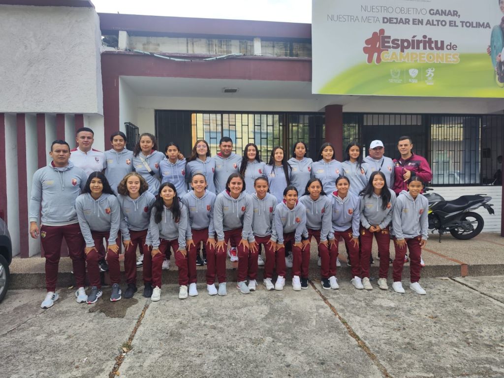 La selección Tolima Femenina de fútbol se prepara para enfrentar el zonal clasificatorio a los Juegos Nacionales Juveniles 2024