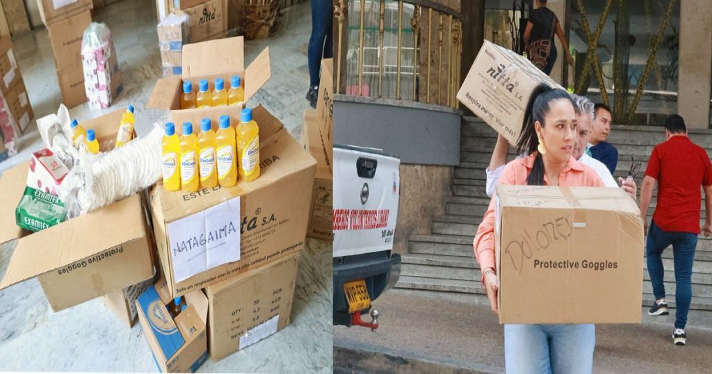 El gremio de la salud con la "camiseta puesta" ante la emergencia por incendios forestales.