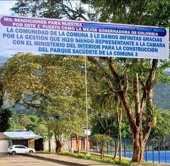 Alcaldesa de Ibagué, ordenó retirar pasacalle, para sostener una mentira