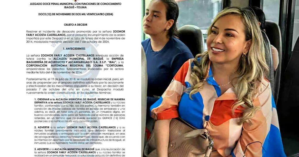 Condenan a la alcaldesa de Ibagué a 10 días de arresto y pagar 13 millones.