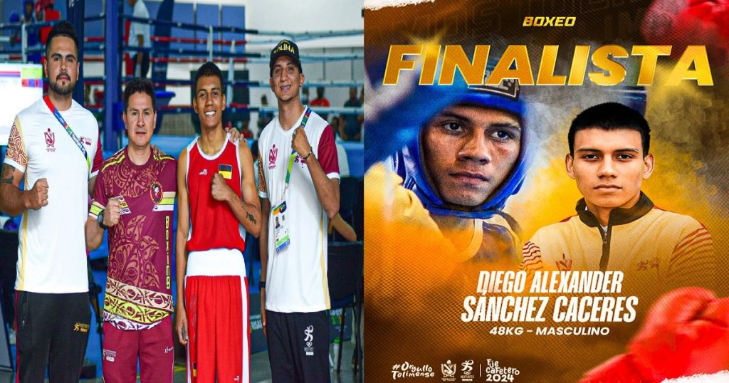 El boxeador tolimense Diego Sánchez clasifica a la final de los Juegos Nacionales Juveniles