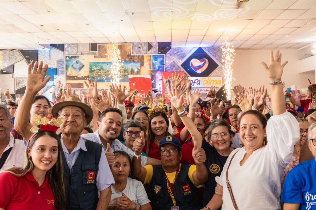 Música en vivo, premios y felicidad, la Lotería del Tolima agradece a sus loteros con una gran fiesta navideña