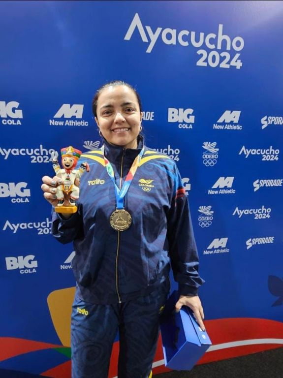 Andrea Cardona brilló en los Juegos Bolivarianos de Ayacucho