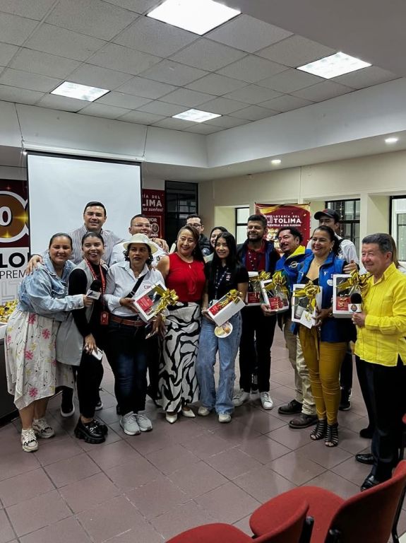 La Lotería del Tolima brilla junto a la prensa tolimense.