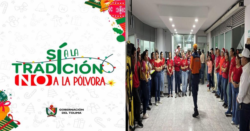 La Gobernación del Tolima refuerza estrategias de prevención en festividades decembrinas