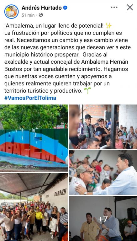 La doble moral de Hurtado, haciendo campaña con obras del Barretismo, grupo del que dice no hace nada