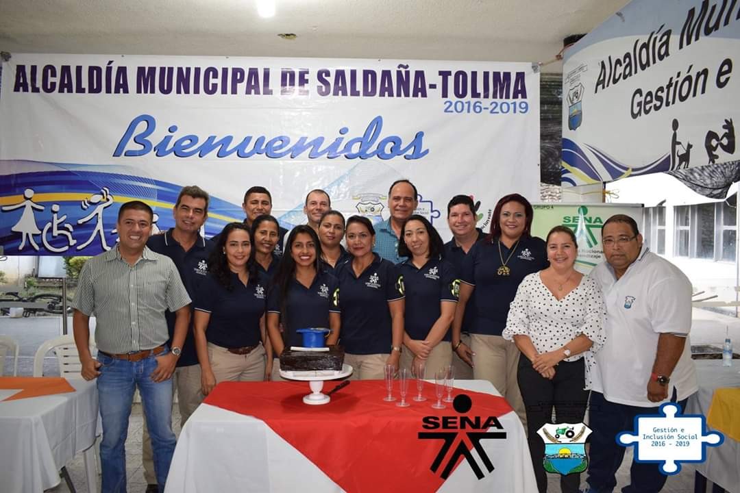 Alcaldía de Saldaña y el Sena capacitando los jóvenes