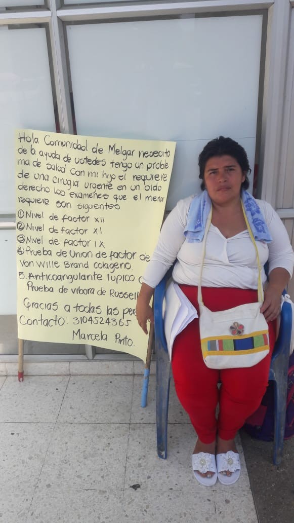 Para salvar la vida de su hijo, mamá se tomó alcaldía de Melgar