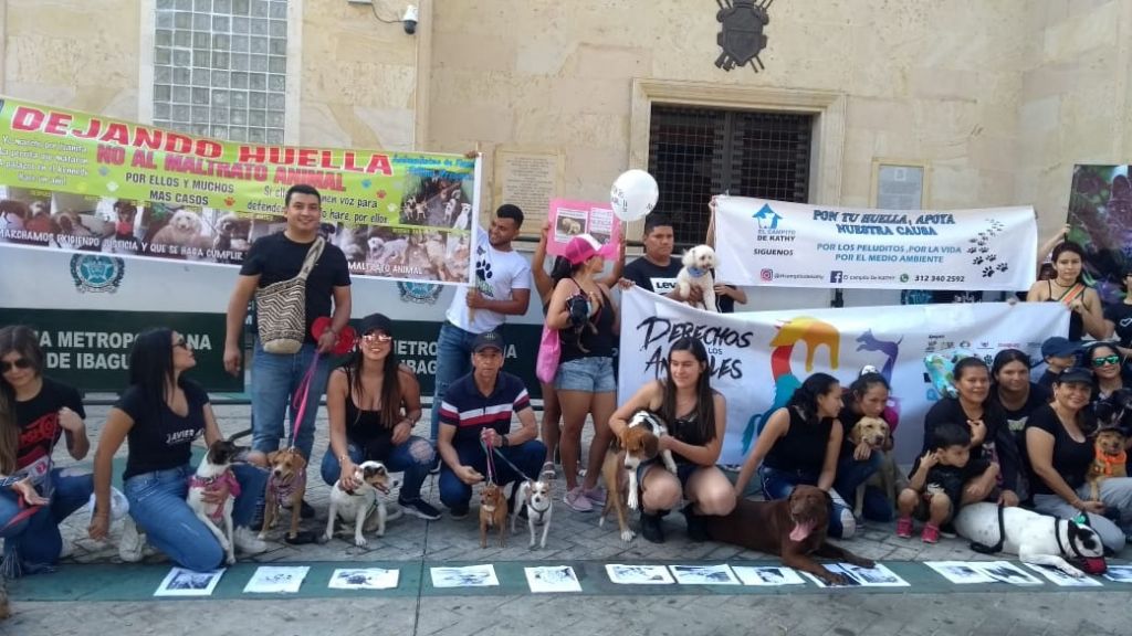 Concejal de Ibagué abucheado en caminata de animalistas