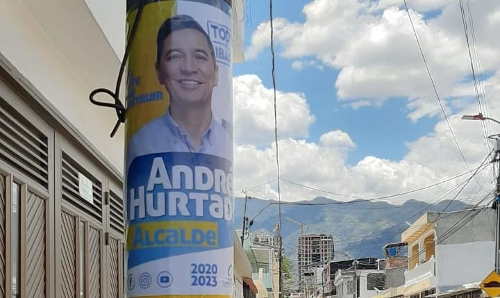 Andrés Hurtado, viola decreto de publicidad electoral. Denuncia