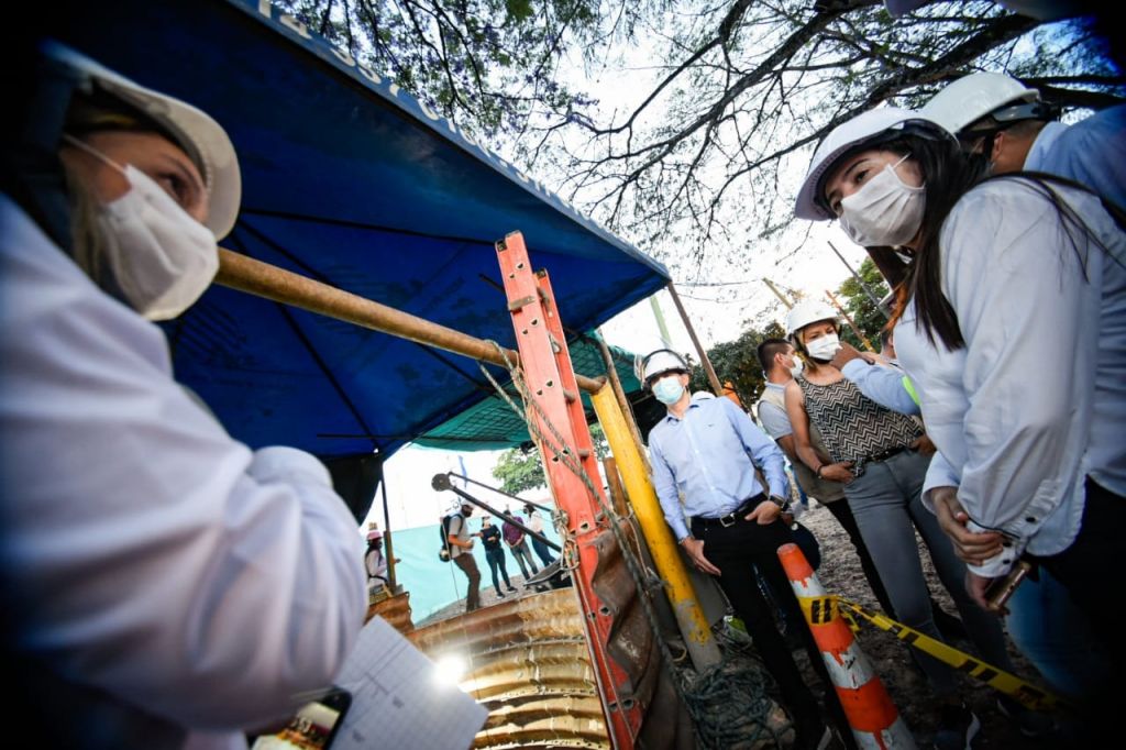 En un 80 % de ejecución avanzan obras del colector Las Quintas.