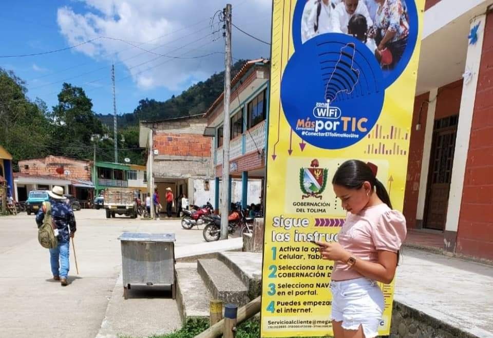 Wifi gratis para todos en el Tolima