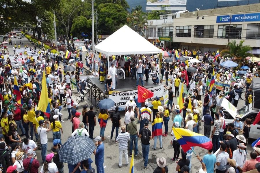 Policía vigilará jornada de protesta de hoy en Ibagué