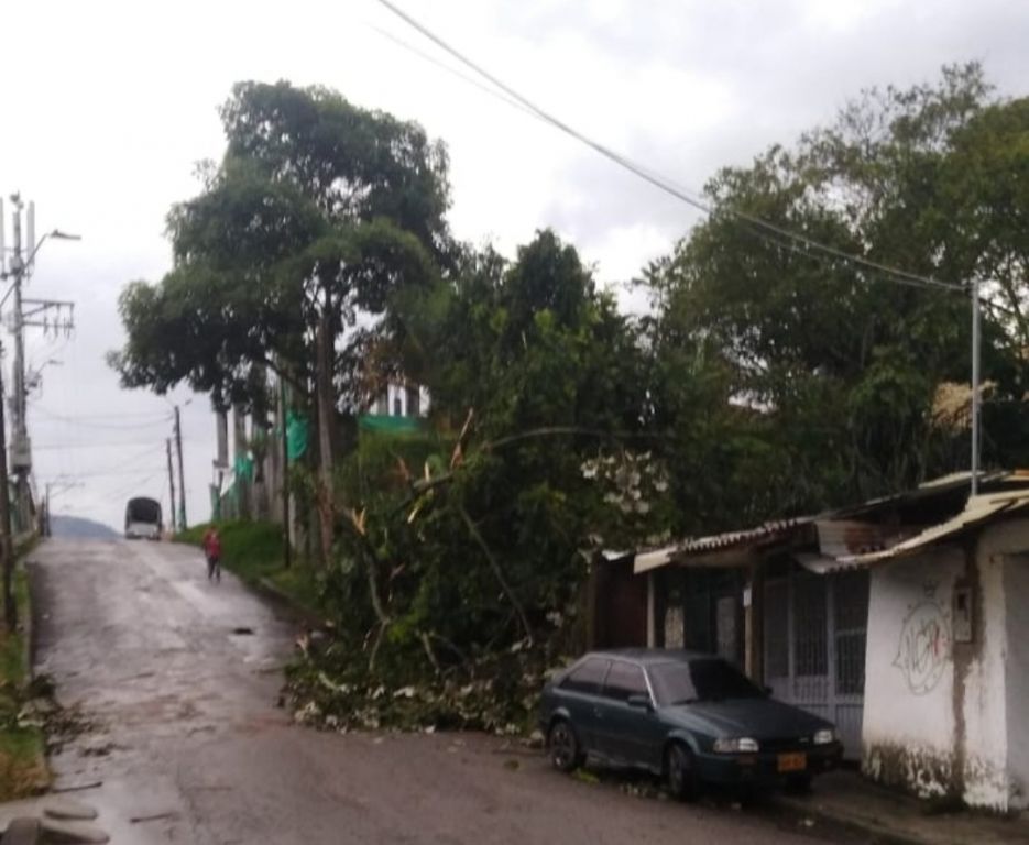 El rayo que aterrorizó a la comuna dos de Ibagué