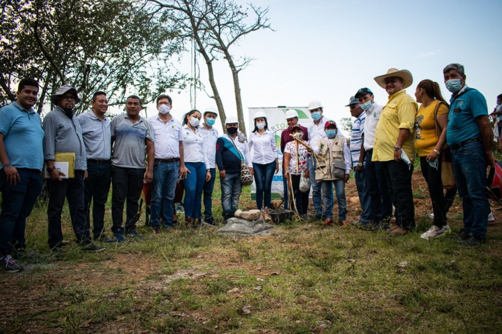 Cortolima inició la construcción de un reservorio de agua en el resguardo indígena de Nataroco en Natagaima